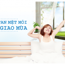 Xóa tan mệt mỏi lúc giao mùa